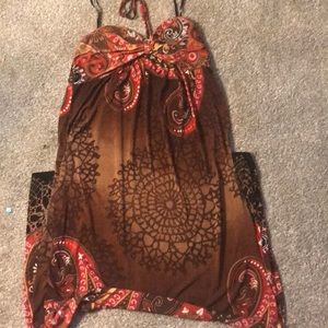 Long sleeveless dress